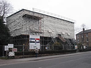 Manor House Restoration Ready to be Thatched